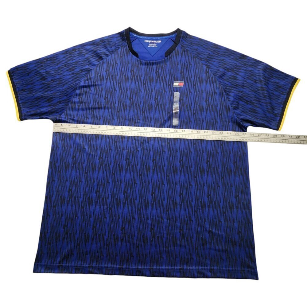 Tommy Hilfiger Men's T-Shirt Sport Wicking UV‎ Short Sleeve Polyester XXL - Picture 2 of 12